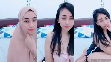 Cewek Cantik Pamer Tubuh Menggoda Kamera Hotel poster