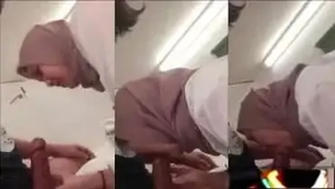 Karyawan Hijab Main Belakang Pas Jam Kerja poster
